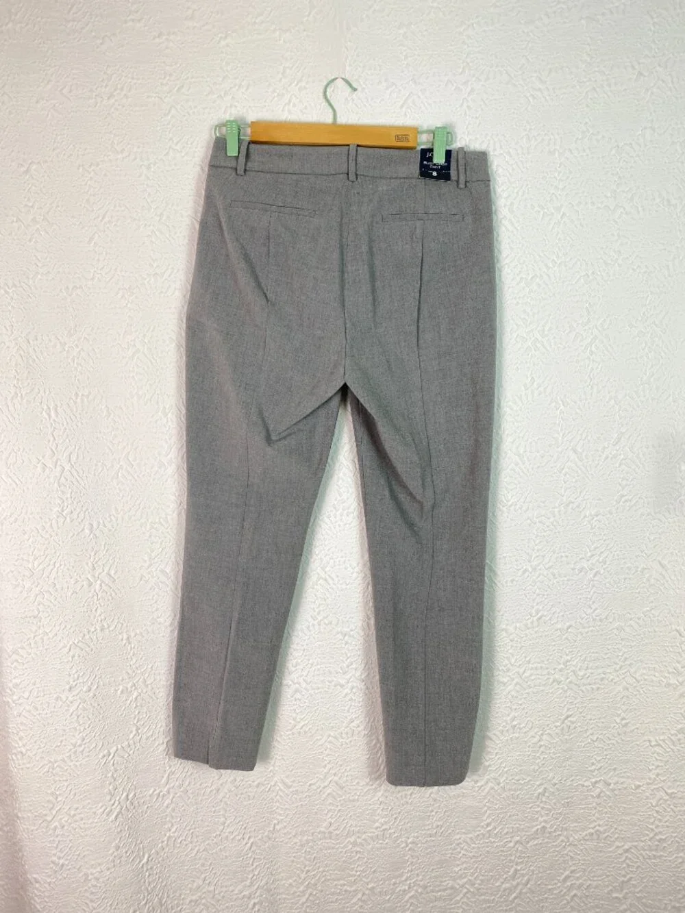 J.Crew Ruby Crop Pant Gray Slim Ankle Dress Pants Size 8